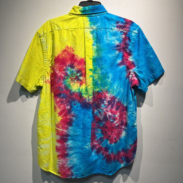 RALPH LAUREN CLASSIC FIT TIE-DYE LAGUNA SHORT SLEEVE SHIRT