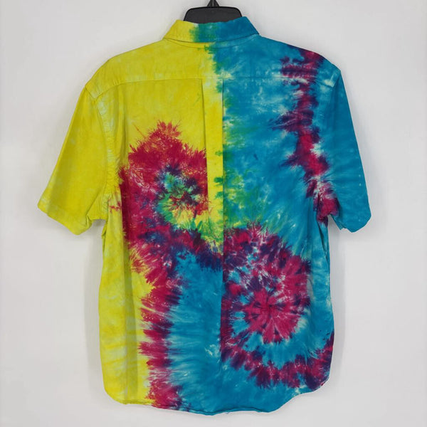 RALPH LAUREN CLASSIC FIT TIE-DYE LAGUNA SHORT SLEEVE SHIRT