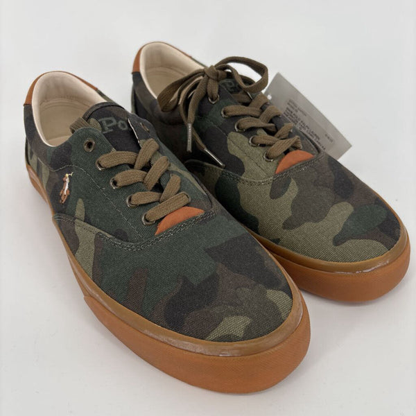 POLO RALPH LAUREN THORNTON DARD CAMO CANVAS SNEAKERS