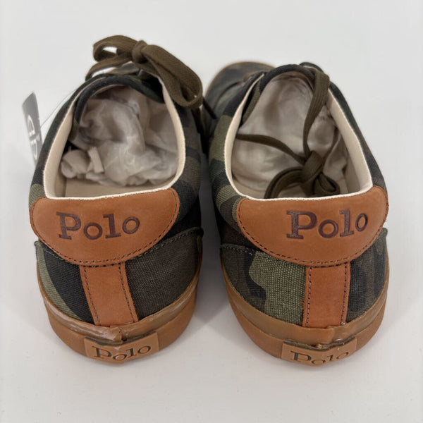 POLO RALPH LAUREN THORNTON DARD CAMO CANVAS SNEAKERS