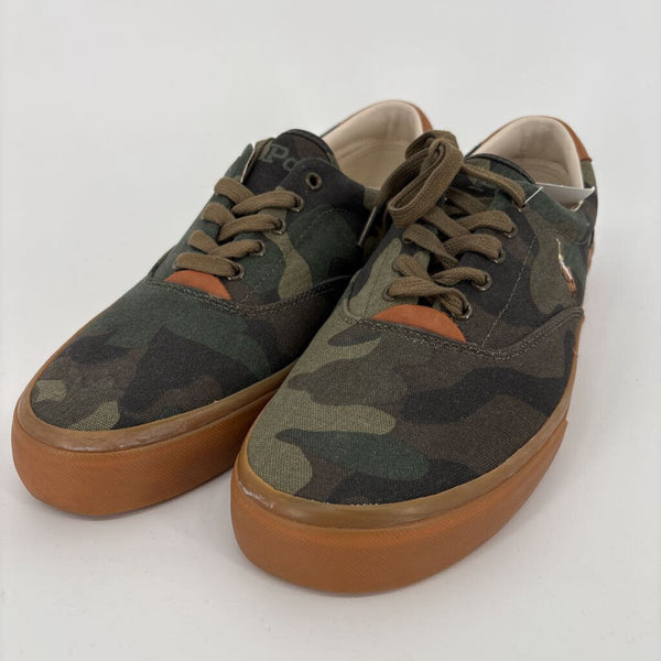 POLO RALPH LAUREN THORNTON DARD CAMO CANVAS SNEAKERS