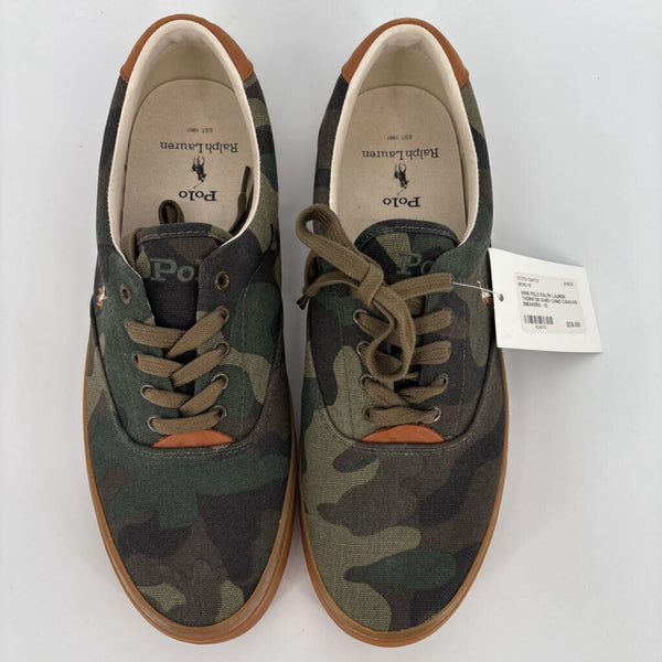 POLO RALPH LAUREN THORNTON DARD CAMO CANVAS SNEAKERS
