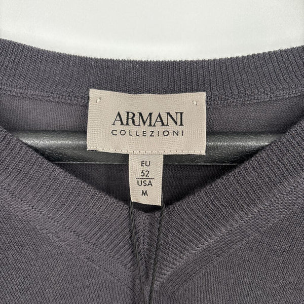 ARMANI COLLEZIONI VIRGIN WOOL V-NECK SWEATER
