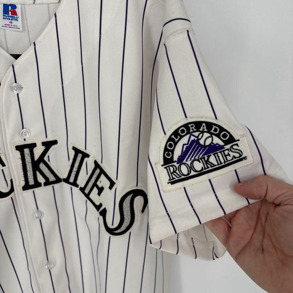 VINTAGE RUSSEL ATHLETIC COLORADO ROCKIES JERSEY - 48