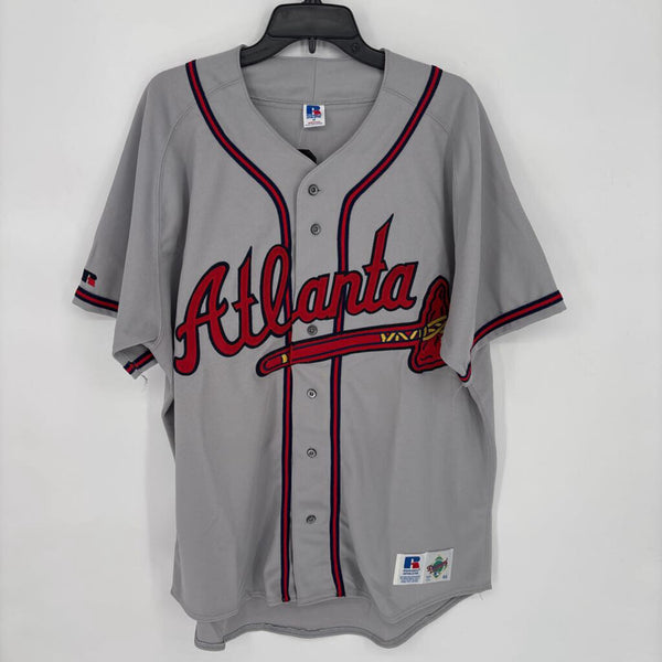 RUSSELL ATHLETIC DIAMOND COLLECTION ATLANTA BRAVES BASEBALL JERSEY