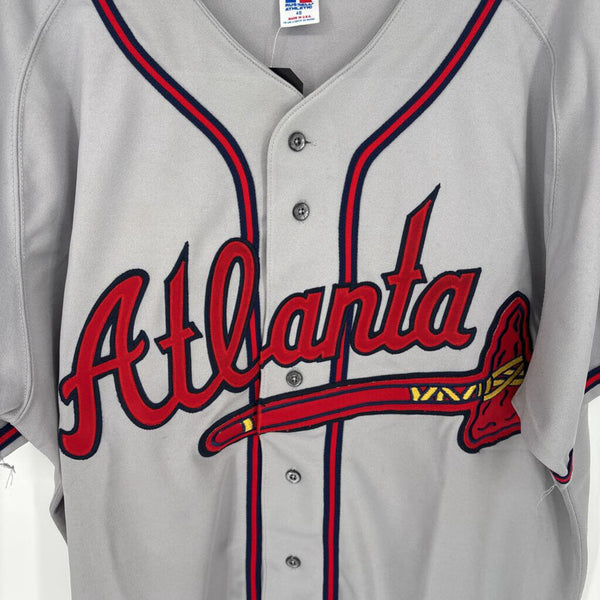 RUSSELL ATHLETIC DIAMOND COLLECTION ATLANTA BRAVES BASEBALL JERSEY