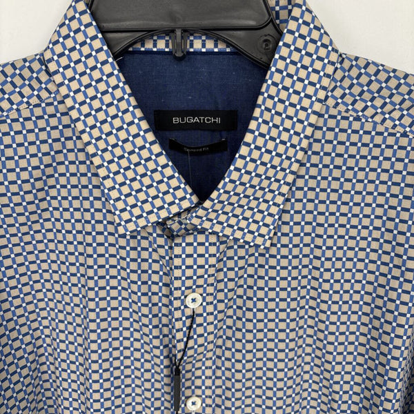 BUGATCHI SHAPED FIT BUTTON DOWN SHIRT