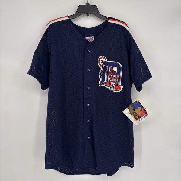 VINTAGE MAJESTIC DIAMOND COLLECTION 25TH ANNIVERSARY DETROIT TIGERS JERSEY