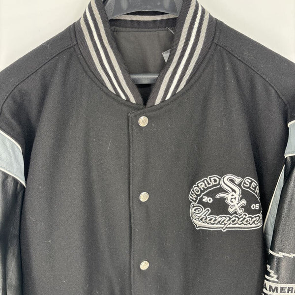 NWT JEFF HAMILTON 2005 WORLD SERIES CAMPIONS CHICAGO WHITE SOX REVERSIBLE JACKET