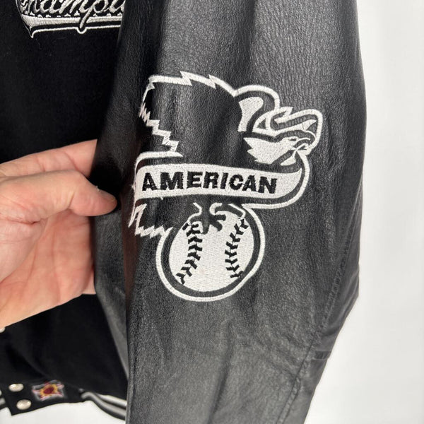 NWT JEFF HAMILTON 2005 WORLD SERIES CAMPIONS CHICAGO WHITE SOX REVERSIBLE JACKET