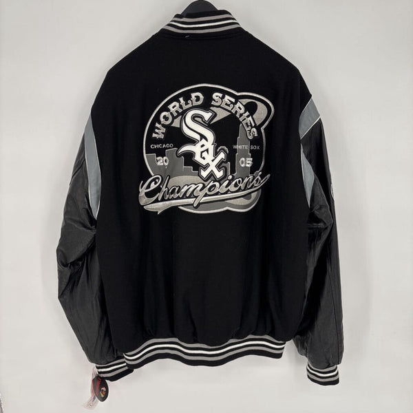 NWT JEFF HAMILTON 2005 WORLD SERIES CAMPIONS CHICAGO WHITE SOX REVERSIBLE JACKET