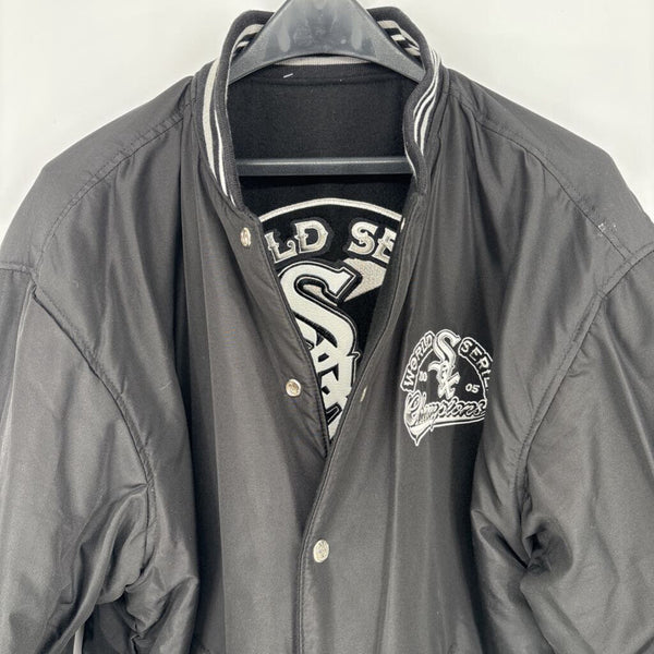 NWT JEFF HAMILTON 2005 WORLD SERIES CAMPIONS CHICAGO WHITE SOX REVERSIBLE JACKET
