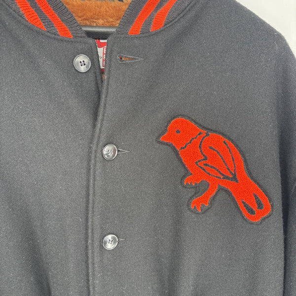 EBBETS FIELD FLANNELS 40's BALTIMORE ORIOLES WOOL VARSITY JACKET