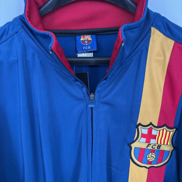 VINTAGE FC BARCELONA WARM-UP ZIP-UP JACKET