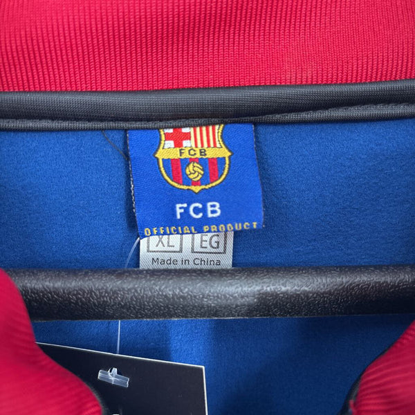 VINTAGE FC BARCELONA WARM-UP ZIP-UP JACKET