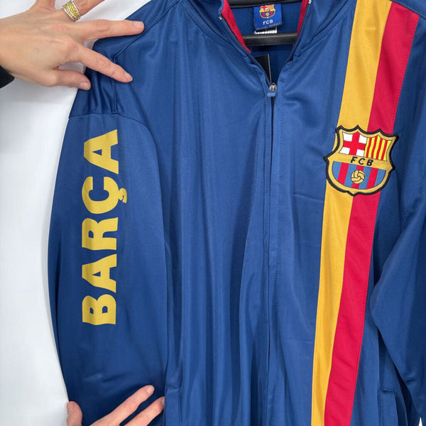 VINTAGE FC BARCELONA WARM-UP ZIP-UP JACKET