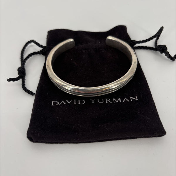 DAVID YURMAN .925 STERLING SILVER DECO CUFF BRACELET