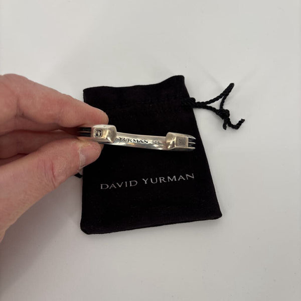DAVID YURMAN .925 STERLING SILVER DECO CUFF BRACELET