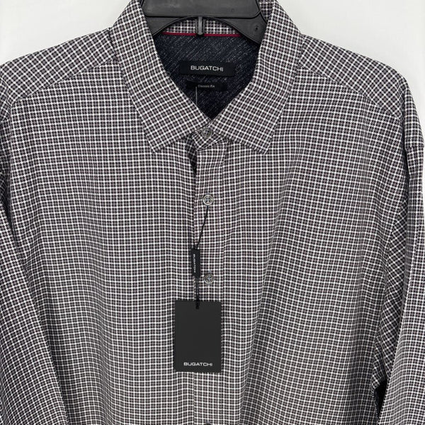 BUGATCHI CLASSIC FIT BUTTON DOWN SHIRT