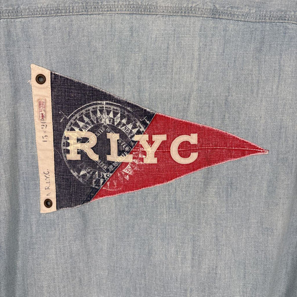 POLO RALPH LAUREN CHAMBRAY RLYC BUTTON DOWN SHIRT