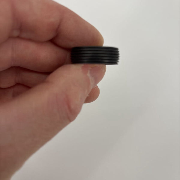 DAVID YURMAN BLACK TITANIUM AND STERLING SILVER ROYAL CORD WIDE BAND RING