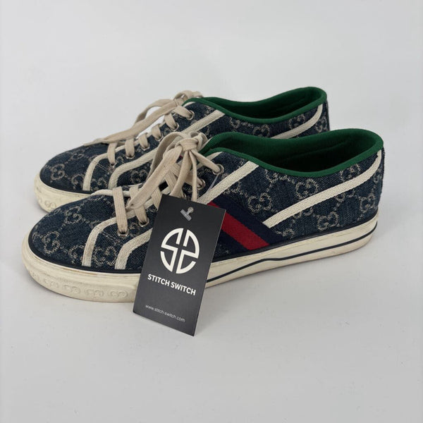 GUCCI TENNIS 1977 DENIM SNEAKERS