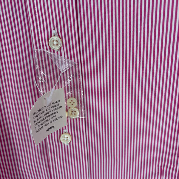 RALPH LAUREN STRIPED CLASSIC FIT 'THE DRESS SHIRT"