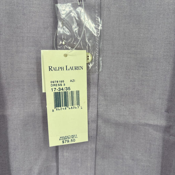 RALPH LAUREN STRIPED CLASSIC FIT 'THE BUTTONDOWN" DRESS SHIRT