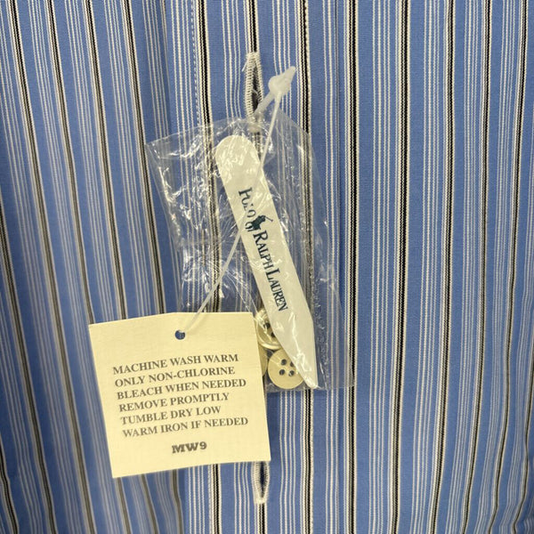 RALPH LAUREN STRIPED REGENT CLASSIC FIT 'THE POLO DRESS SHIRT"