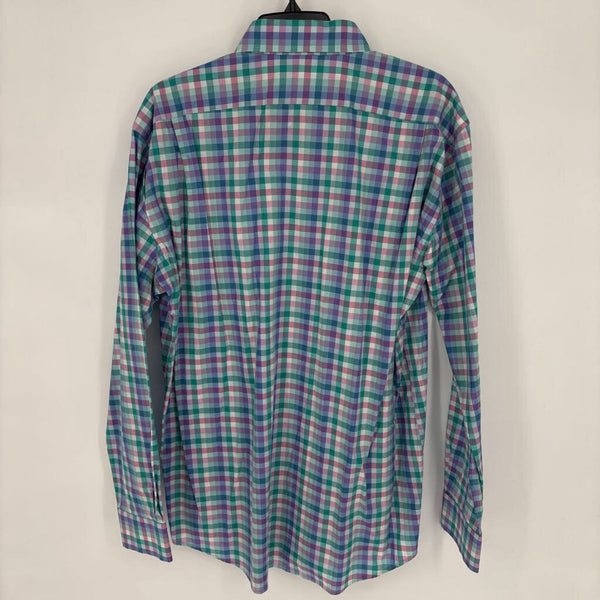 NWT HAGEN CARMEL CA CLASSIC FIT GINGHAM BUTTON DOWN SHIRT
