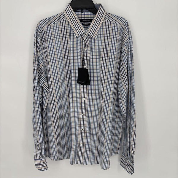 BUGATCHI SHAPED FIT BUTTON DOWN SHIRT
