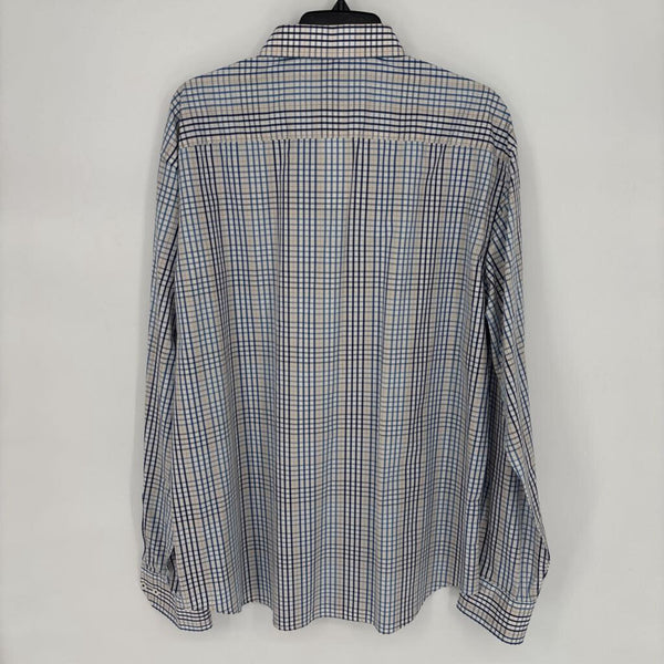 BUGATCHI SHAPED FIT BUTTON DOWN SHIRT