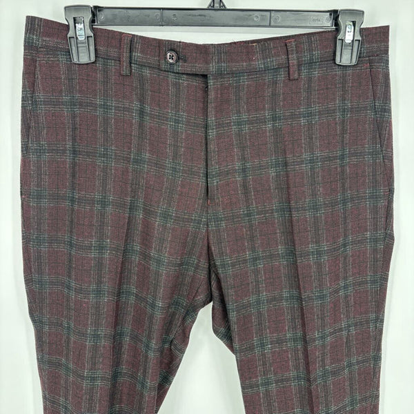 NWT PAISLEY & GRAY SLIM FIT PLAID SUIT