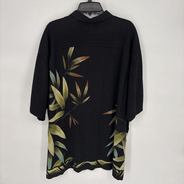 NWT TOMMY BAHAMA LOS BAMBU 100% SILK SHORT SLEEVE SHIRT
