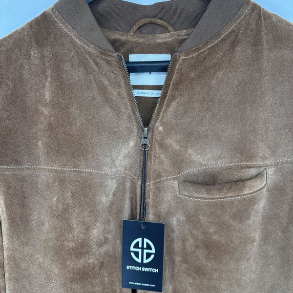 BILLY REID SUEDE BOMBER JACKET