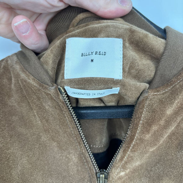 BILLY REID SUEDE BOMBER JACKET
