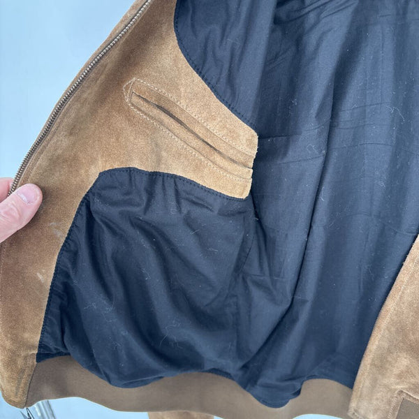BILLY REID SUEDE BOMBER JACKET