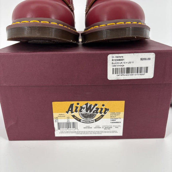 DR. MARTENS AIR WAIR 1460 8 EYELET BOOT HERITAGE FIT BOOTS
