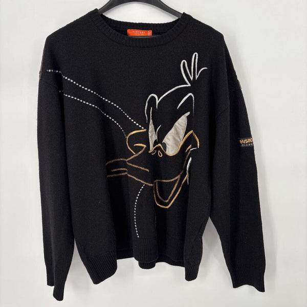 VINTAGE ICEBERG HISTORY DAFFY DUCK ZIPPER MOUTH SWEATER