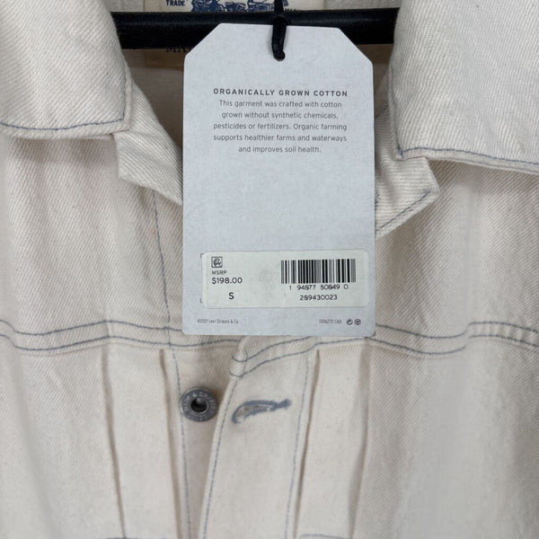 NWT LEVI STRAUSS & CO. TYPE 1 ORGANICALLY GROWN COTTON TRUCKER JACKET