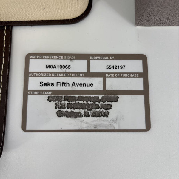 BAUME & MERCIER CAPELAND XXL CHRONOGRAPH STAINLESS STEEL AUTOMATIC WATCH