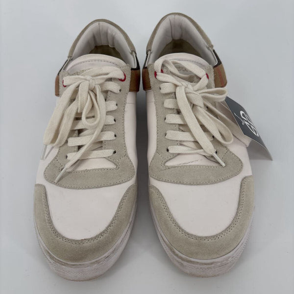 BURBERRY HOUSE CHECK LEATHER SNEAKERS