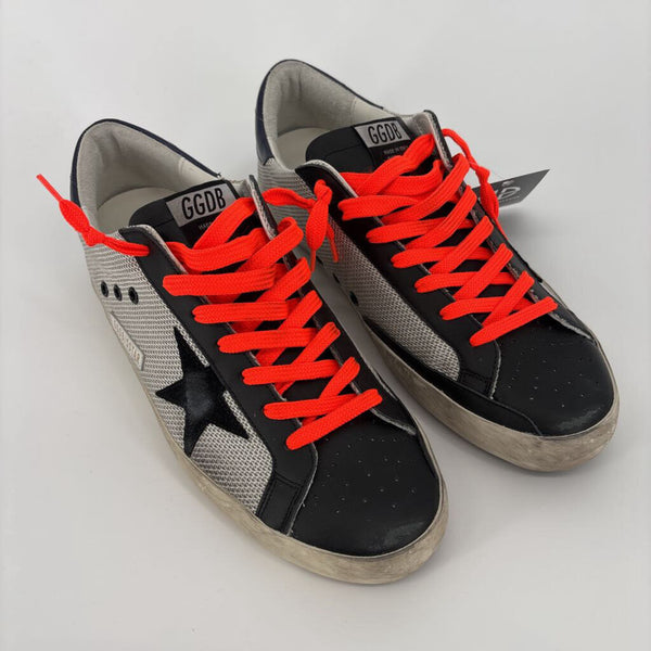 NWB GOLDEN GOOSE SUPER-STAR CLASSIC LEATHER TOE QTR SUEDE STAR LAMINATED HEEL