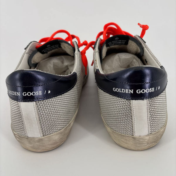 NWB GOLDEN GOOSE SUPER-STAR CLASSIC LEATHER TOE QTR SUEDE STAR LAMINATED HEEL