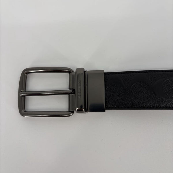 COACH REVERSIBLE EMBOSSED LEATHER BELT
