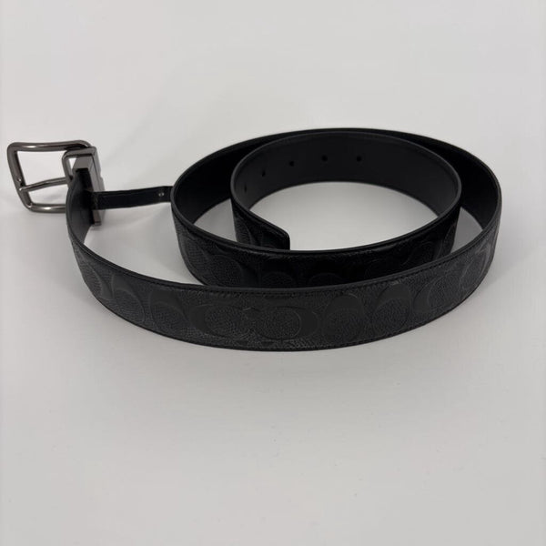 COACH REVERSIBLE EMBOSSED LEATHER BELT