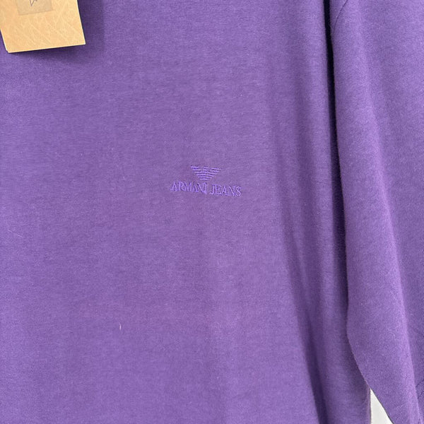 ARMANI JEANS EMBROIDERED LOGO T-SHIRT