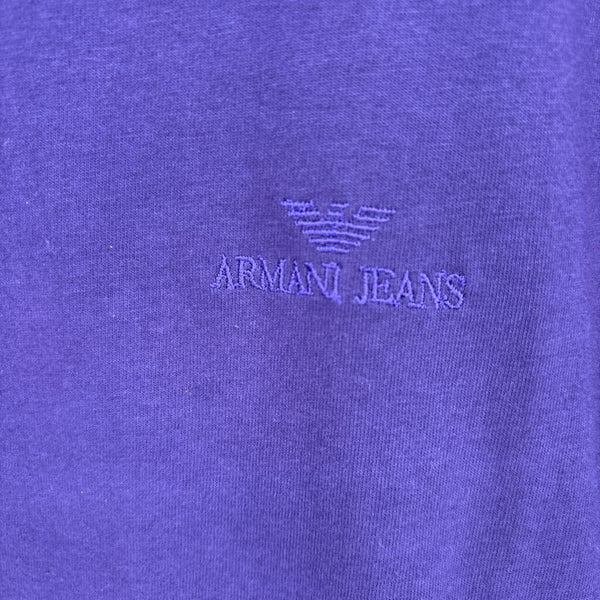 ARMANI JEANS EMBROIDERED LOGO T-SHIRT