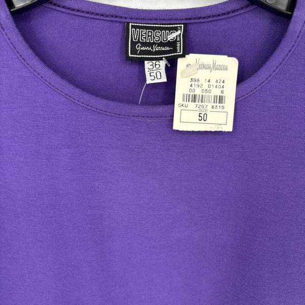 VERSUS GIANNI VERSACE STRETCH T-SHIRT BLUE