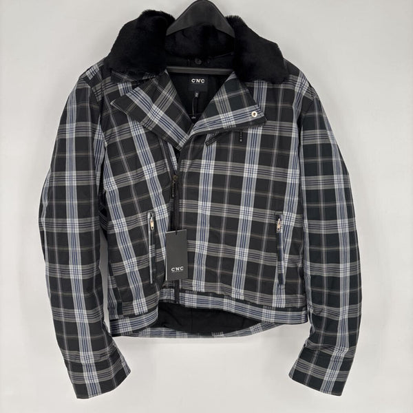 COSTUME NATIONAL GLEND PLAID JACKET